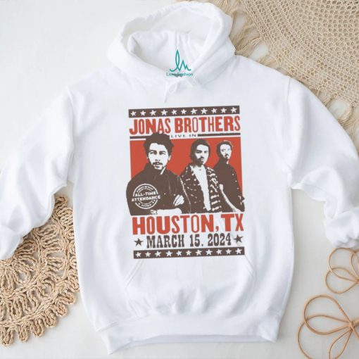 Official JonasBrothers Live In Houston Rodeo March 15 2024 Shirt