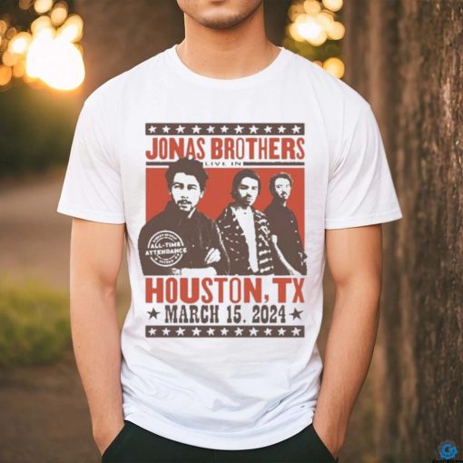 Official JonasBrothers Live In Houston Rodeo March 15 2024 Shirt