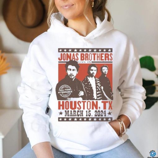 Official JonasBrothers Live In Houston Rodeo March 15 2024 Shirt