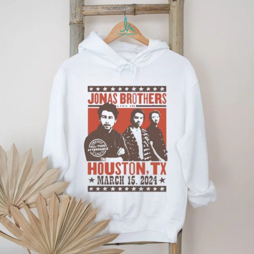 Official JonasBrothers Live In Houston Rodeo March 15 2024 Shirt