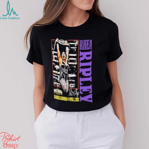Official Junction Black Rhea Ripley WrestleMania 39 Graphic T Shirt