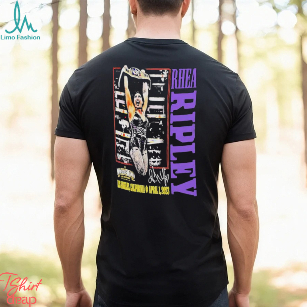Official Junction Black Rhea Ripley WrestleMania 39 Graphic T Shirt Official Junction Black Rhea Ripley WrestleMania 39 Graphic T Shirt