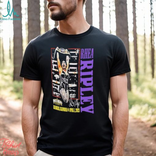 Official Junction Black Rhea Ripley WrestleMania 39 Graphic T Shirt