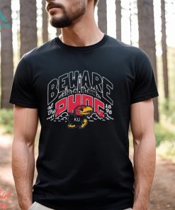 Official Kansas Jayhawks 1898 Beware Of The Phog Mascot Skyline City Shirt