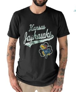 Official Kansas Jayhawks Rock Chalk Shamrock St Patrick’s Day 2024 Shirt