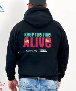 Official Keep The Five Alive Presented By Blue Rhino T shirt