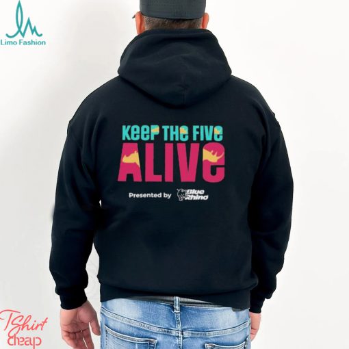 Official Keep The Five Alive Presented By Blue Rhino T shirt