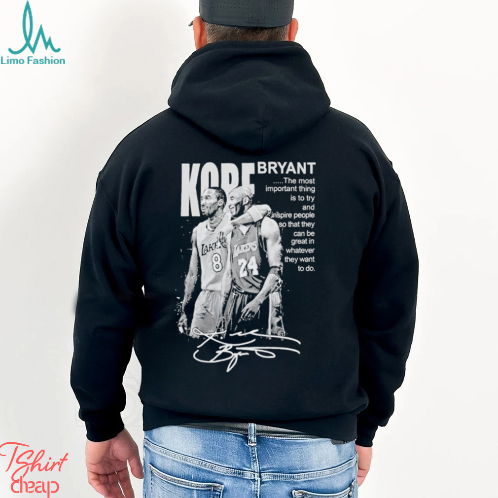 Official Kobe Bryant Signature Los Angeles Lakers T Shirt Official Kobe Bryant Signature Los Angeles Lakers T Shirt