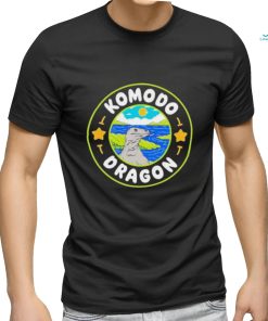 Official Komodo Dragon And River Logo T shirt