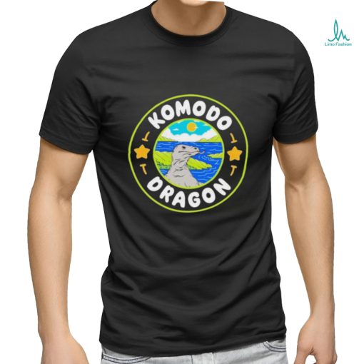 Official Komodo Dragon And River Logo T shirt