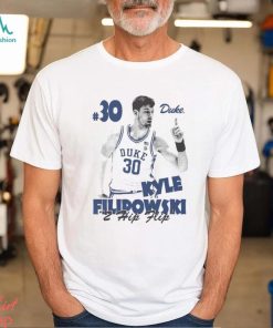 Official Kyle Filipowski Bootleg 30 Duke 2 Hip Flip T shirt