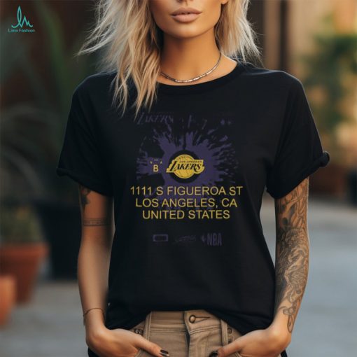 Official Licensed Gear Los Angeles Lakers Fade Max 90 T Shirt