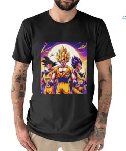 Official Los Angeles Lakers Dragon Ball Goku And Vegeta Super Saiyan Form Akira Toriyama Shirt