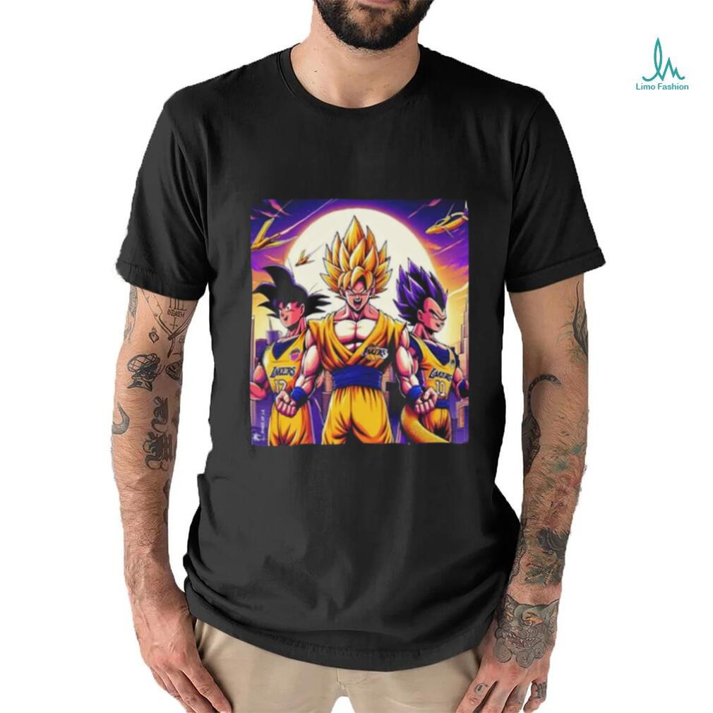Official Los Angeles Lakers Dragon Ball Goku And Vegeta Super Saiyan Form Akira Toriyama Shirt Official Los Angeles Lakers Dragon Ball Goku And Vegeta Super Saiyan Form Akira Toriyama Shirt
