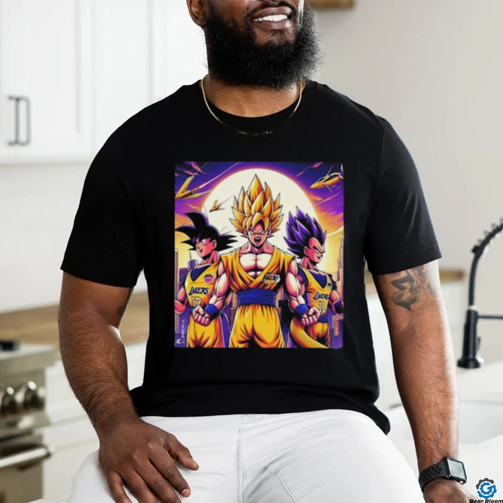 Official Los Angeles Lakers Dragon Ball Goku And Vegeta Super Saiyan Form Akira Toriyama Shirt Official Los Angeles Lakers Dragon Ball Goku And Vegeta Super Saiyan Form Akira Toriyama Shirt