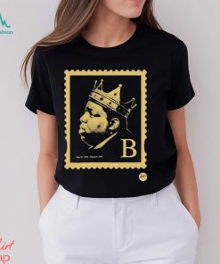 Official Low Stock Biggie Smalls B Hiphop Notorious Stamp T shirt