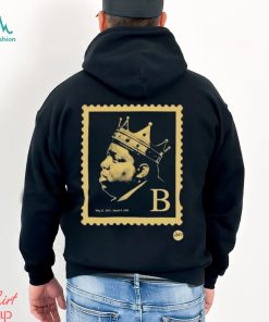 Official Low Stock Biggie Smalls B Hiphop Notorious Stamp T shirt