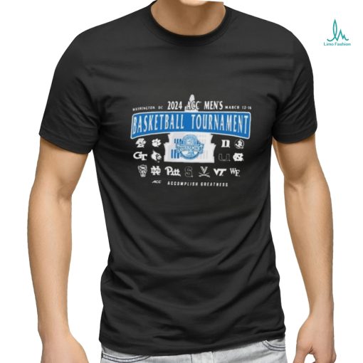 Official March 12 16, 2024 ACC Men’s Basketball Tournament Washington, DC Shirt