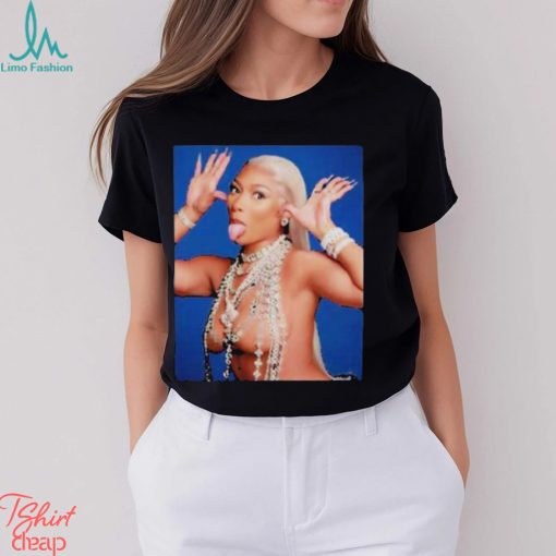 Official Megan Thee Stallion Merch Store Hiss Tina Snow Black Shirt