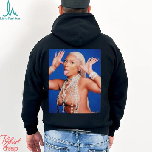 Official Megan Thee Stallion Merch Store Hiss Tina Snow Black Shirt