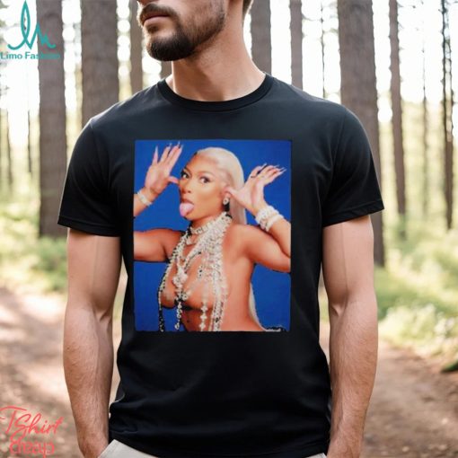Official Megan Thee Stallion Merch Store Hiss Tina Snow Black Shirt