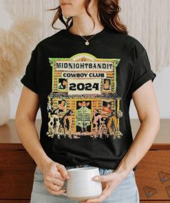 Official Midnightbandit Welcome To The Cowboy Club 2024 T shirt