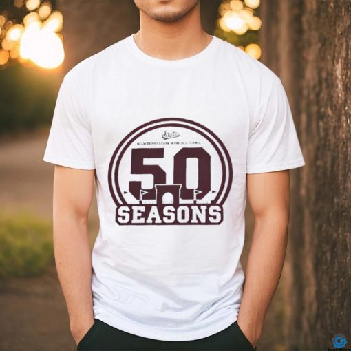 Official Mississippi State Women’s Tennis 50 Seasons Logo T shirt