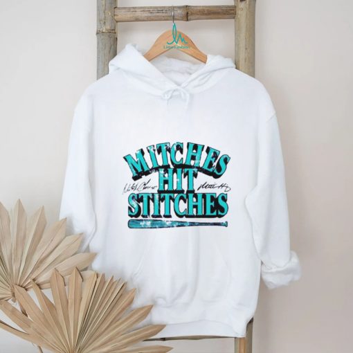Official Mitch haniger & mitch garver mitches hit stitches signatures shirt