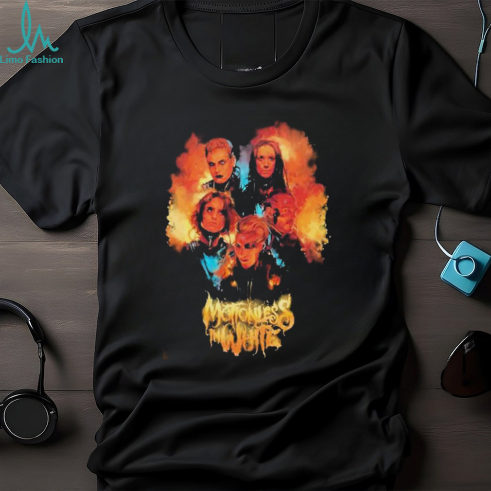 Official Miwmerch motionless in white the dark horizon tour flames attractive shirt Official Miwmerch motionless in white the dark horizon tour flames attractive shirt