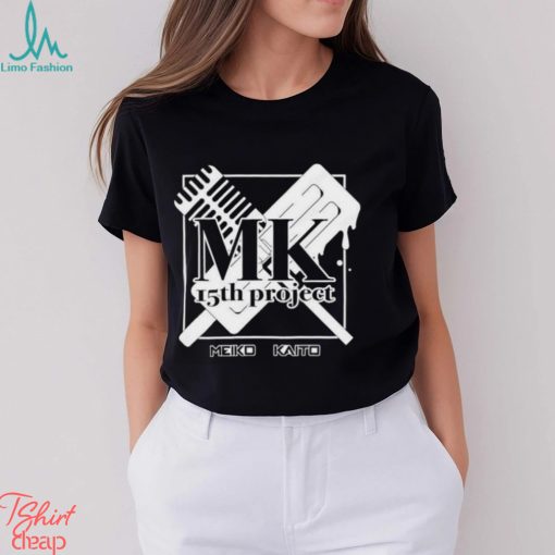 Official Mk15th Project Meiko & Kaito Fictional Staff T shirt