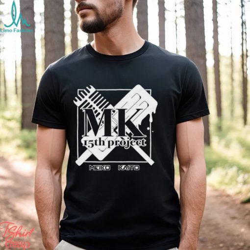 Official Mk15th Project Meiko & Kaito Fictional Staff T shirt