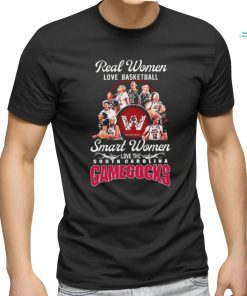 Official NCAA Real Women Love Basketball Smart Women Love The South Carolina Basketball 2024 Shirt