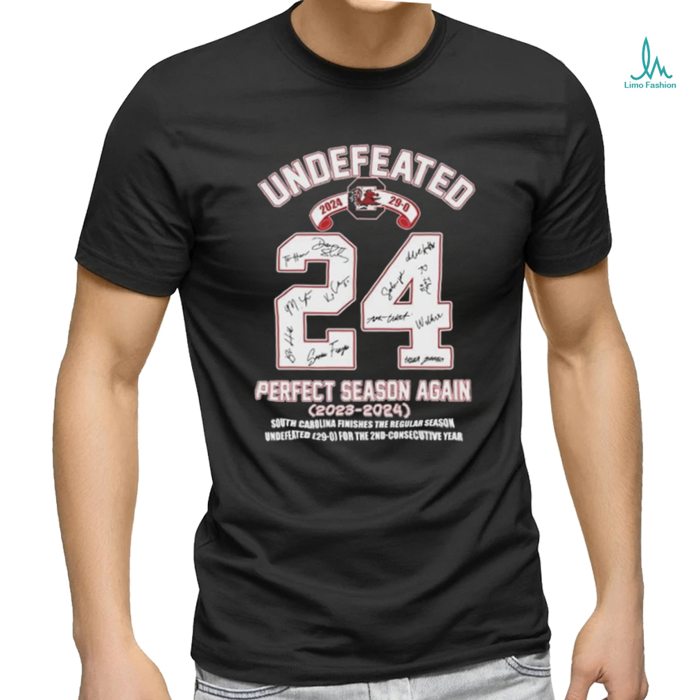 Official NCAA Undefeated 29 0 Perfect Season Again 2024 South Carolina Women’s Basketball Shirt Official NCAA Undefeated 29 0 Perfect Season Again 2024 South Carolina Women’s Basketball Shirt