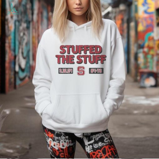Official Nc state basketball stuffed the stuff Shirt