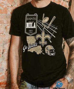 Official New Orleans Saints Split Zone Go Saints Shirt