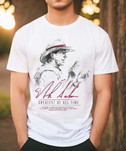 Official Nick Saban Alabama Crimson Tide The Greatest of All Time signature shirt