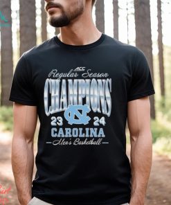 Official North Carolina Tar Heels Men’s Basketball 2023 2024 ACC Regular Season Champions Shirt