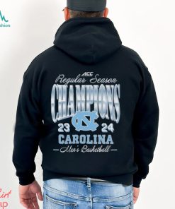 Official North Carolina Tar Heels Men’s Basketball 2023 2024 ACC Regular Season Champions Shirt