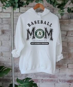 Official Oakland athletics logo baseball mom like a normal mom but louder and prouder shirt