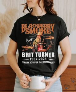 Official Official Blackberry Smoke Brit Turner 1967 2024 Thank You For The Memories Signatures Shirt