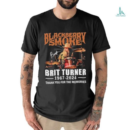 Official Official Blackberry Smoke Brit Turner 1967 2024 Thank You For The Memories Signatures Shirt