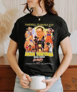 Official Official Farewell To Manga Icon Akira Toriyama 1955 2024 Thank You For The Memories Shirt