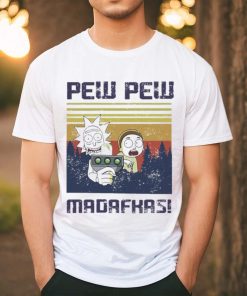 Official Official Rick And Morty Pew Pew Madafakas Vintage Shirt