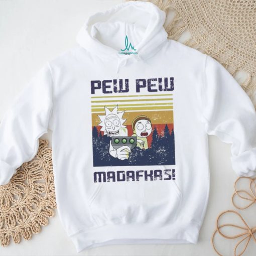 Official Official Rick And Morty Pew Pew Madafakas Vintage Shirt