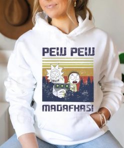 Official Official Rick And Morty Pew Pew Madafakas Vintage Shirt
