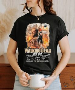 Official Official The Walking Dead 2010 2024 They Are The One Who Live Shirt