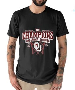 Official Oklahoma Sooners 2024 Big 12 WBB Champions Shirt
