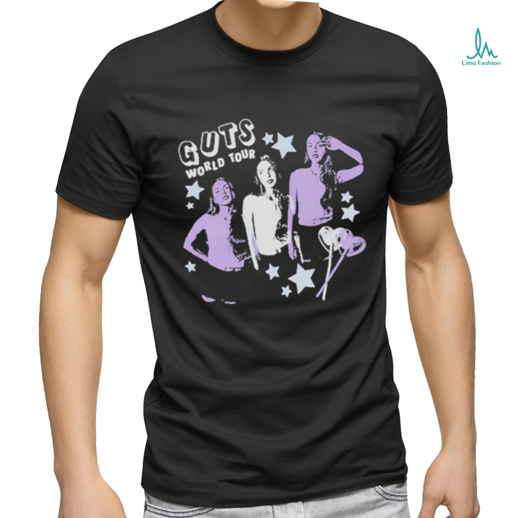 Official Olivia Rodrigo GUTS World Tour Lollypop Dateback Shirt