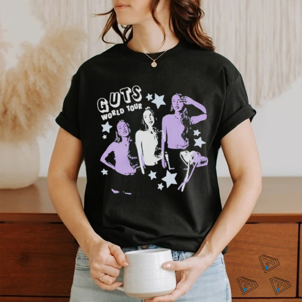 Official Olivia Rodrigo GUTS World Tour Lollypop Dateback Shirt