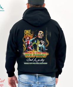 Official One Love Bod Marley King Of Reggae Thank You For The Memories Signature Shirt